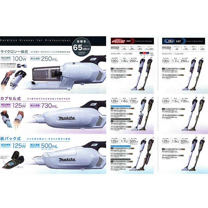 マキタ（makita） 掃除機 CL286FDZW/O 充電式クリーナー サイクロン