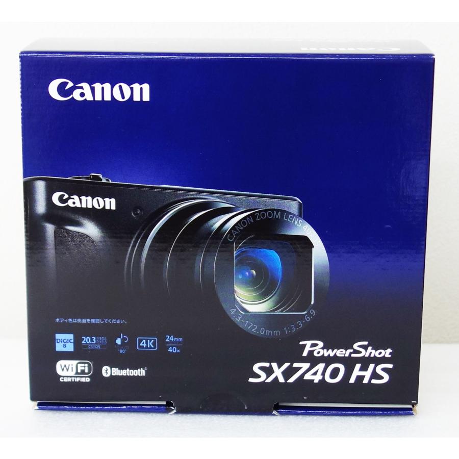 PowerShot キヤノン CANON SX740 HS BK ブラック PSSX740HS(BK