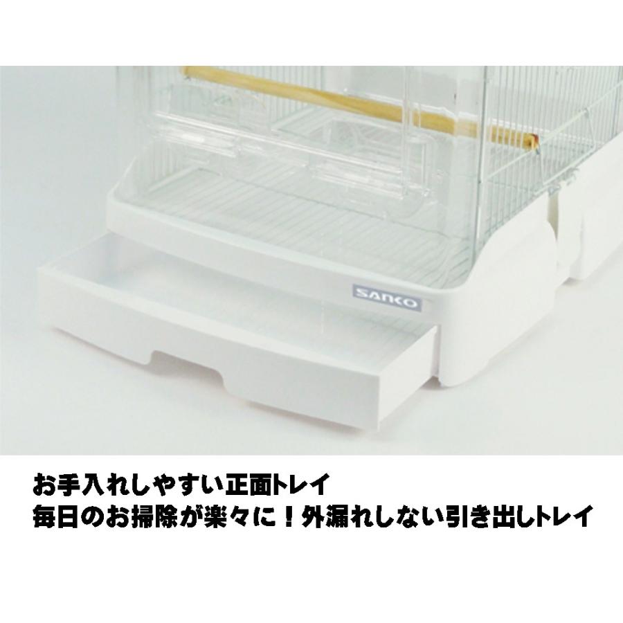 三晃商会 イージーホーム クリアバード 40-WH（ホワイト） : とりっ