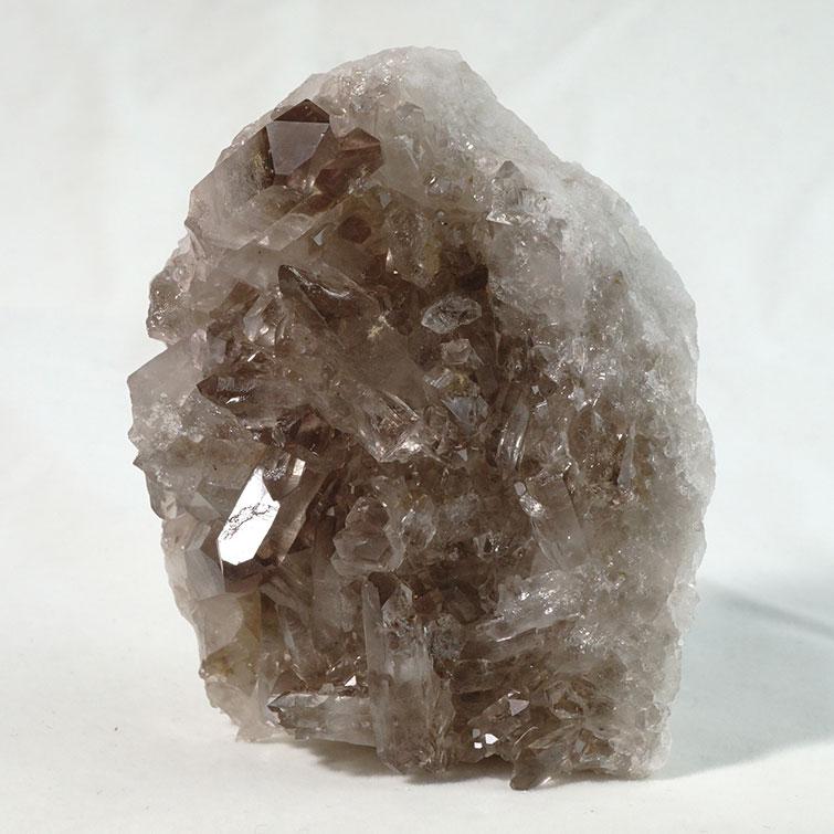 スモーキークォーツ クラスター 煙水晶 原石 ブラジル産 一点物 282