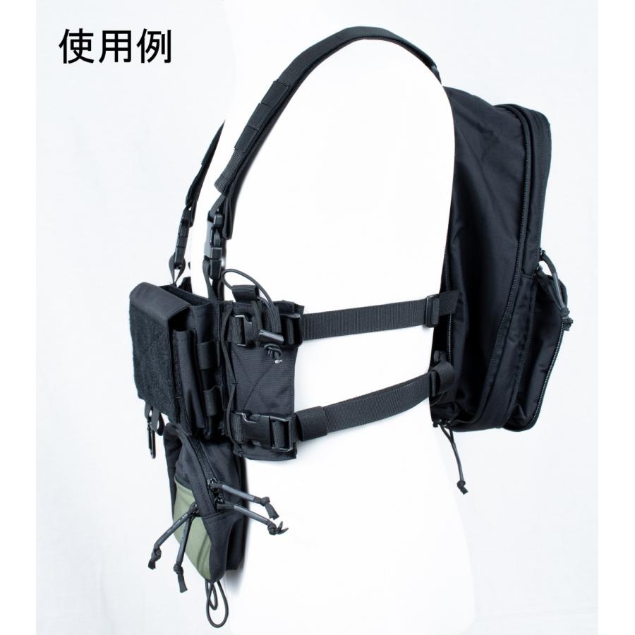 ハイドレーションフラットバックパック/マルチカムブラック : MILITAC