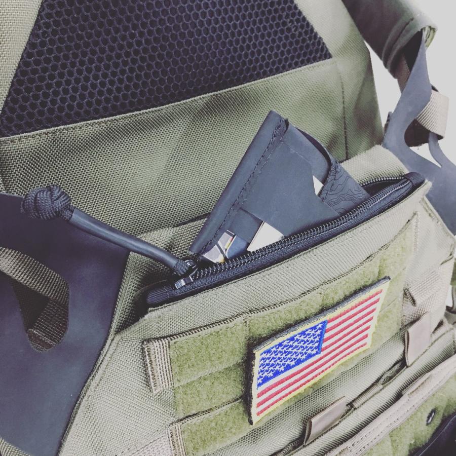 JPC2.0ベスト・チェストリグ用ハーフファスナー付きインサート BK・TAN