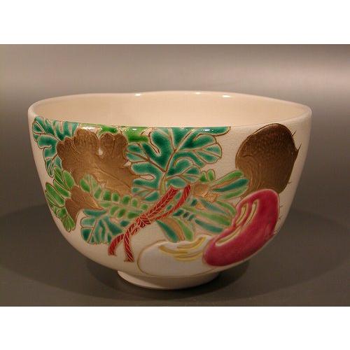 茶道具 茶碗 壱休窯 乾山 両国の花火