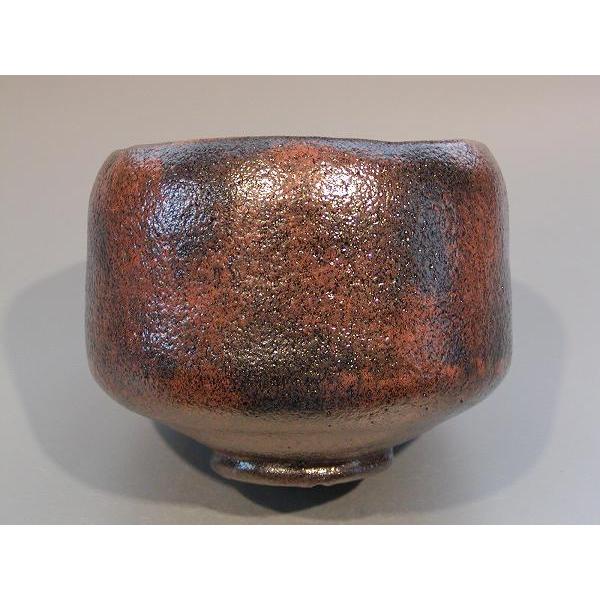 茶道具 黒楽茶碗 楽長次郎「あやめ」写 W8-1、 佐々木昭楽作 : 佐藤