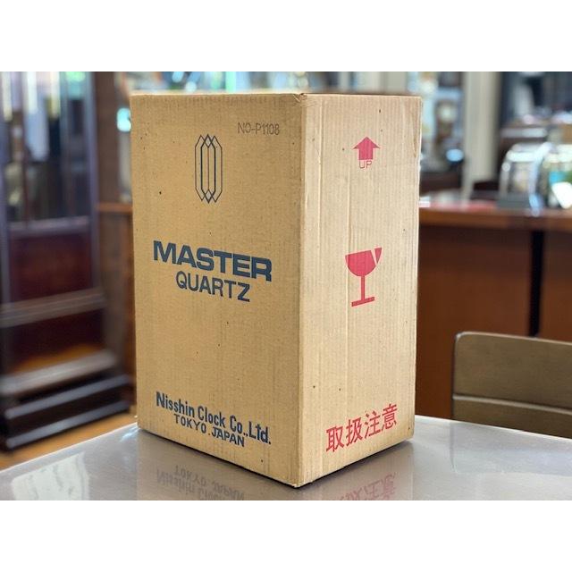 NO-P1108 日新時計工業株式会社 マスタークオーツ 高級水晶置時計