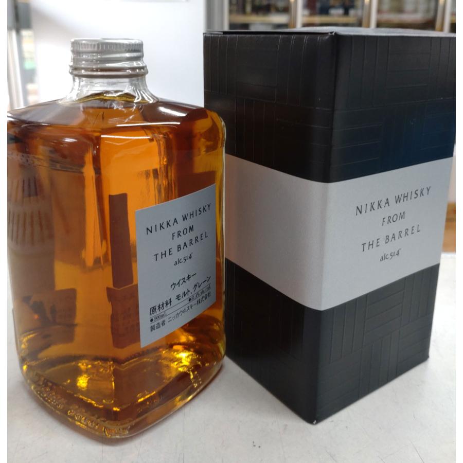 ニッカ フロム ザ バレル 500ml 51度 逆輸入 並行品 化粧箱入り : 酒の