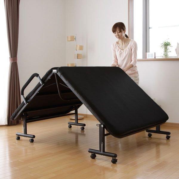 IRIS OHYAMA（アイリスオーヤマ） ベッド セミダブル 折りたたみベッド