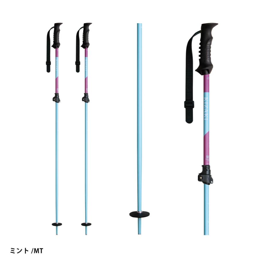 KIZAKI（キザキ） スキー ポール ストック 2025 シルビックTLアルミ