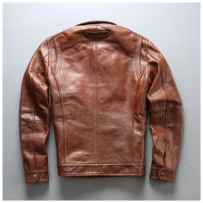 本革ジャケット バイクジャケット 牛革 ライダースジャケット オイル