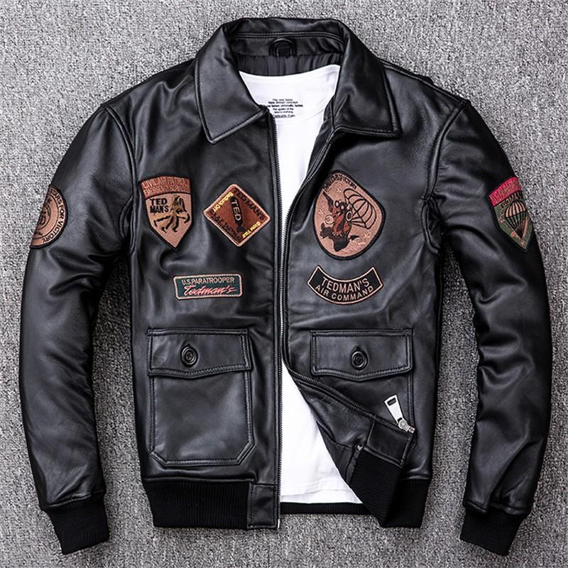 G-stage ライダースジャケット 革ジャン 羊革 ワッペン【L】 G-stage