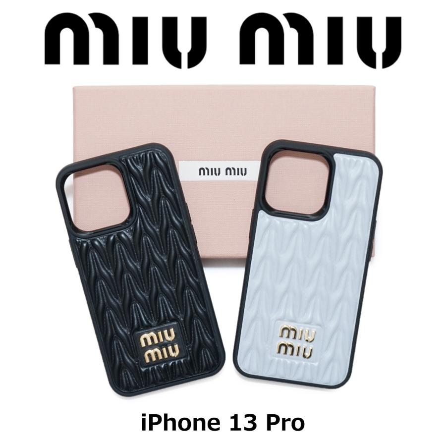 miu miu（ミュウミュウ） スマホカバー アイフォンケース 5ZH149-2FPP