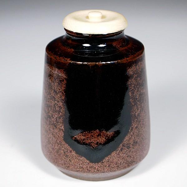 送料無料（茶道具/濃茶器）中興名物 瀬戸金華山 広沢肩衝茶入写し 笹田