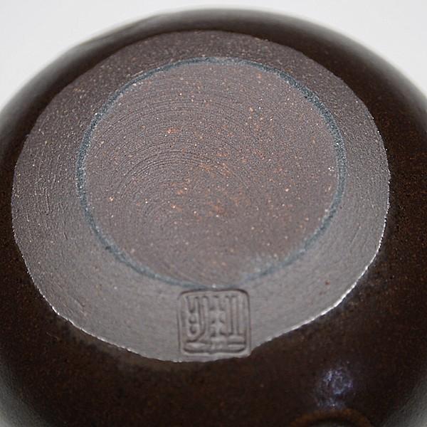 2482 大名物写 国司茄子茶入 松本鉄山作 未使用 2482 大名物写 国司