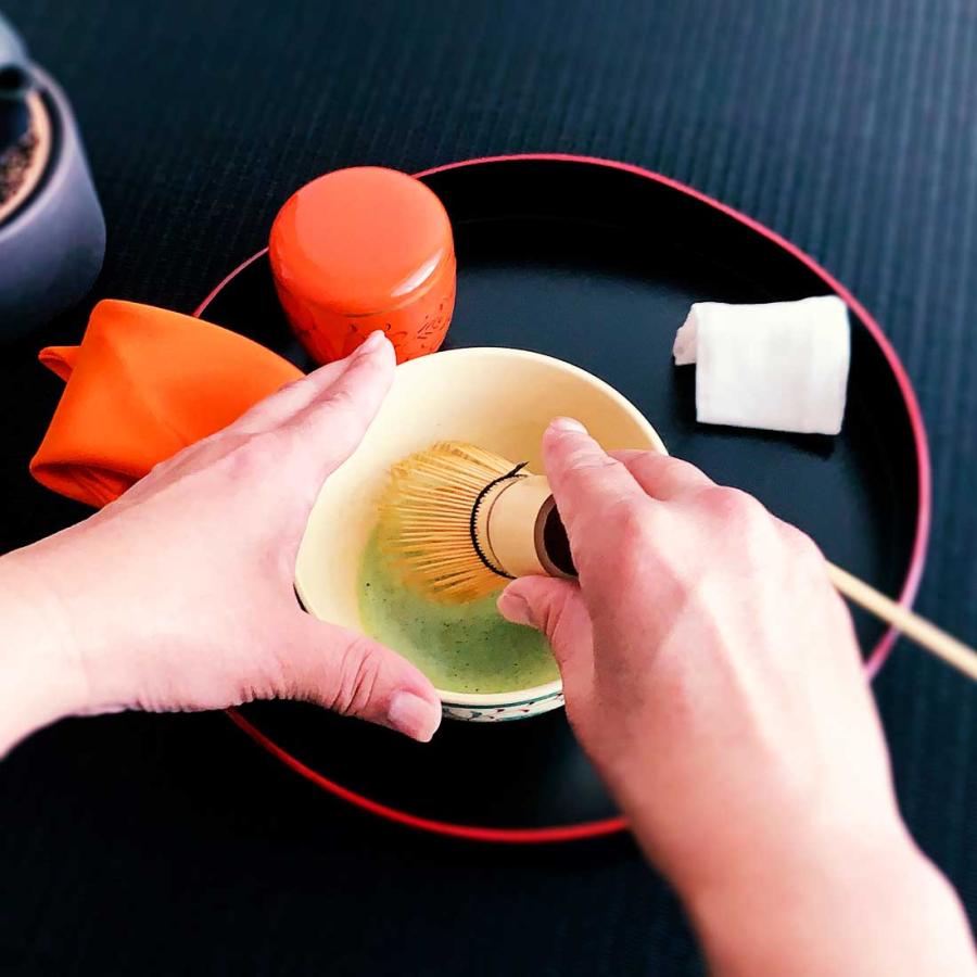 茶道具 抹茶茶碗 粉引 鳥獣戯画茶碗 横井清秀作 化粧箱入 : お茶道具の