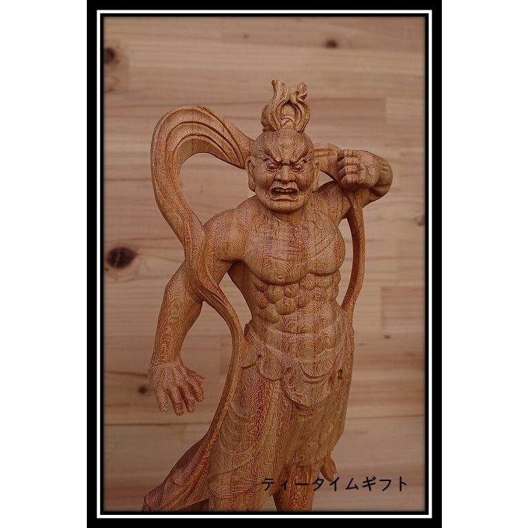 金剛力士像 仁王像一対背丈約21cm ケヤキ材 阿吽の呼吸 以心伝心 禅