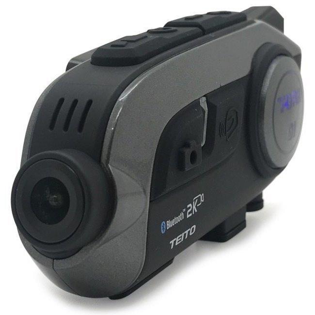 TEITO バイク用 2K高画質カメラ付きインカム T-DRH-01(旧S-11