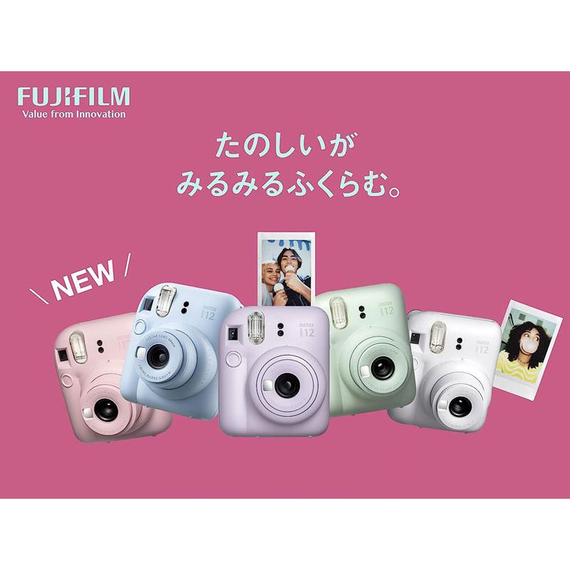 instax mini 富士フイルム チェキ INSTAX 12 クレイホワイト