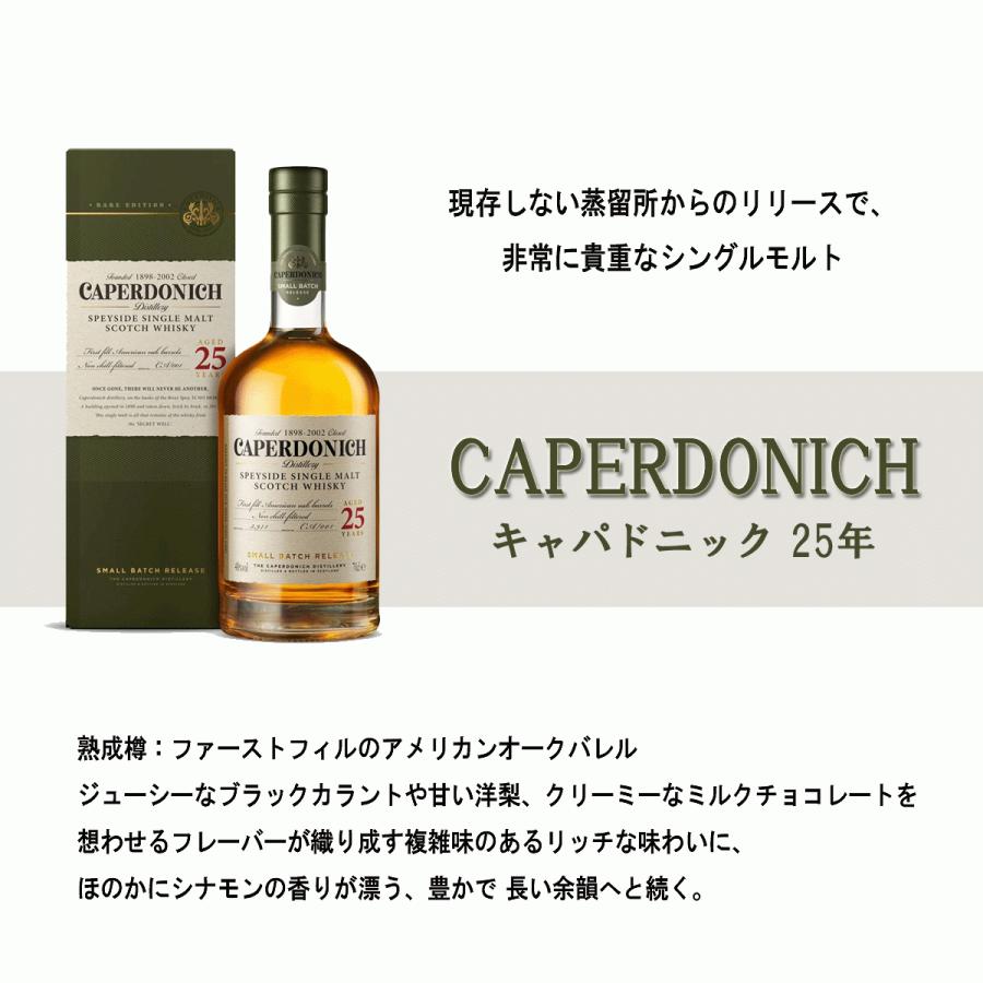 キャパド二ック 25年 700ml 48度 シークレットスペイサイド スコッチ