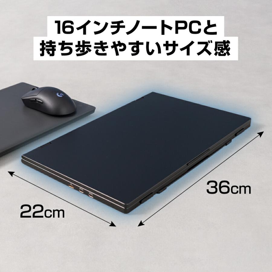 THANKO 15.6インチ 2画面 デュアルモニター モバイルモニター