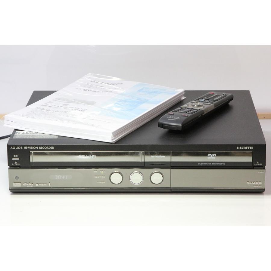 SHARP 250GB HDD搭載ビデオ一体型DVDレコーダー DV-ACV52 【中古品