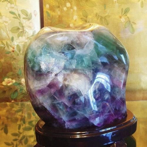 theory xyz フローライト 原石 置物 大型 9.1kg 美品 天然石 蛍石 甲府