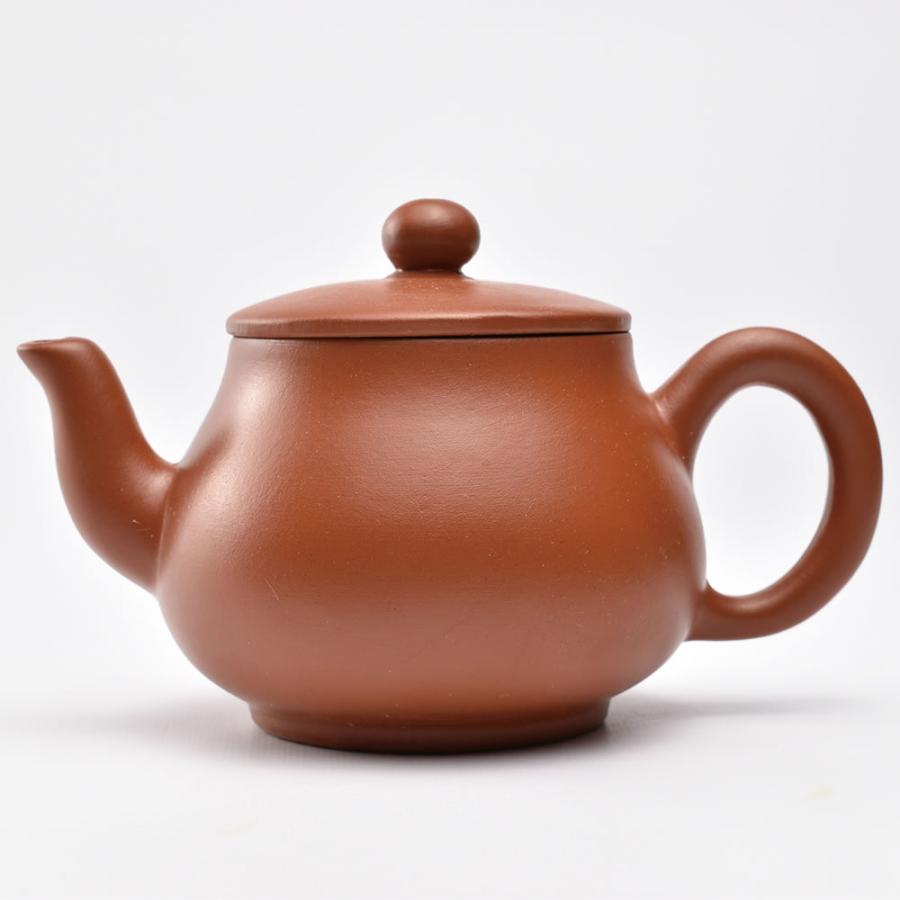 紫砂風 広東潮州 茶壺 急須 中国茶器・笑肚壺（赤茶）160ml : 天香茶行