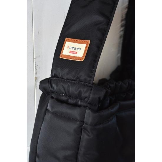 プエルト PUERTO ブラック×迷彩 ナイロンキャリーバッグ 黒 小型犬 犬