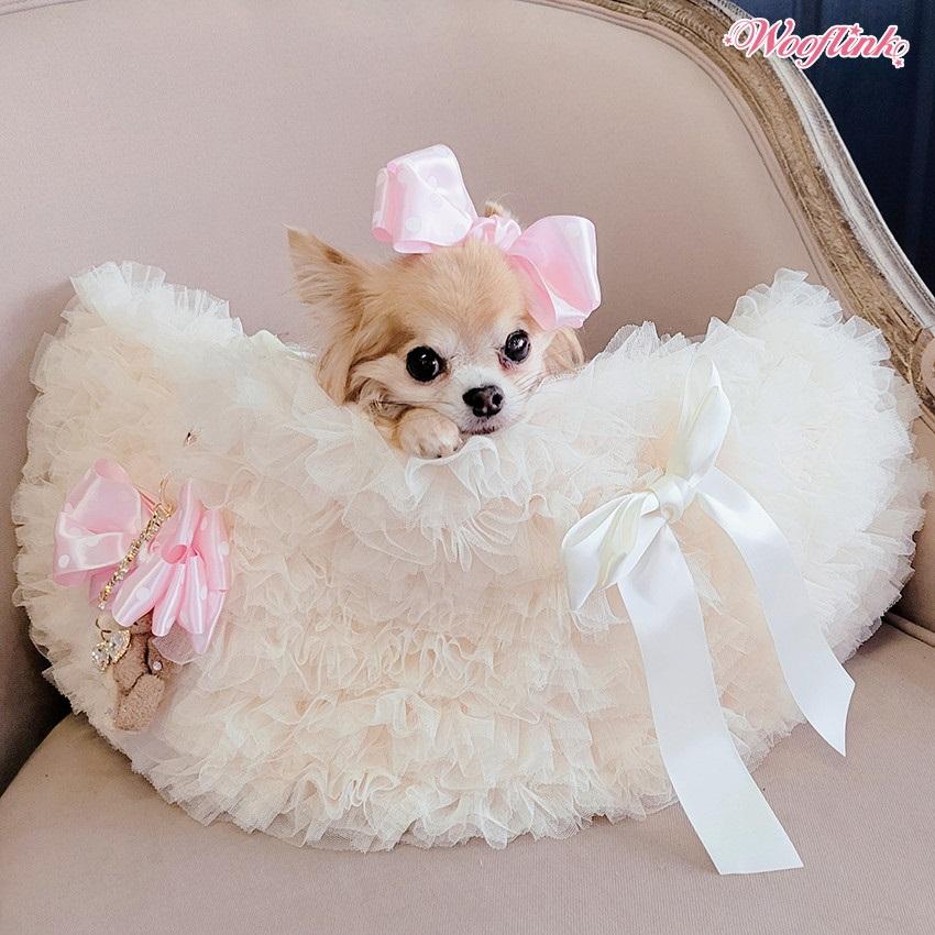 ウーフリンク WOOFLINK HUG ME BAG ? TULLE 小型犬 犬用 バッグ セレブ