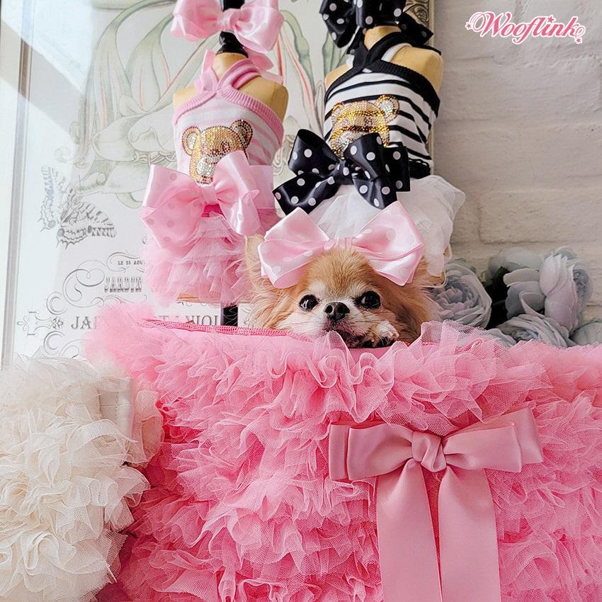 ウーフリンク WOOFLINK HUG ME BAG ? TULLE 小型犬 犬用 バッグ セレブ