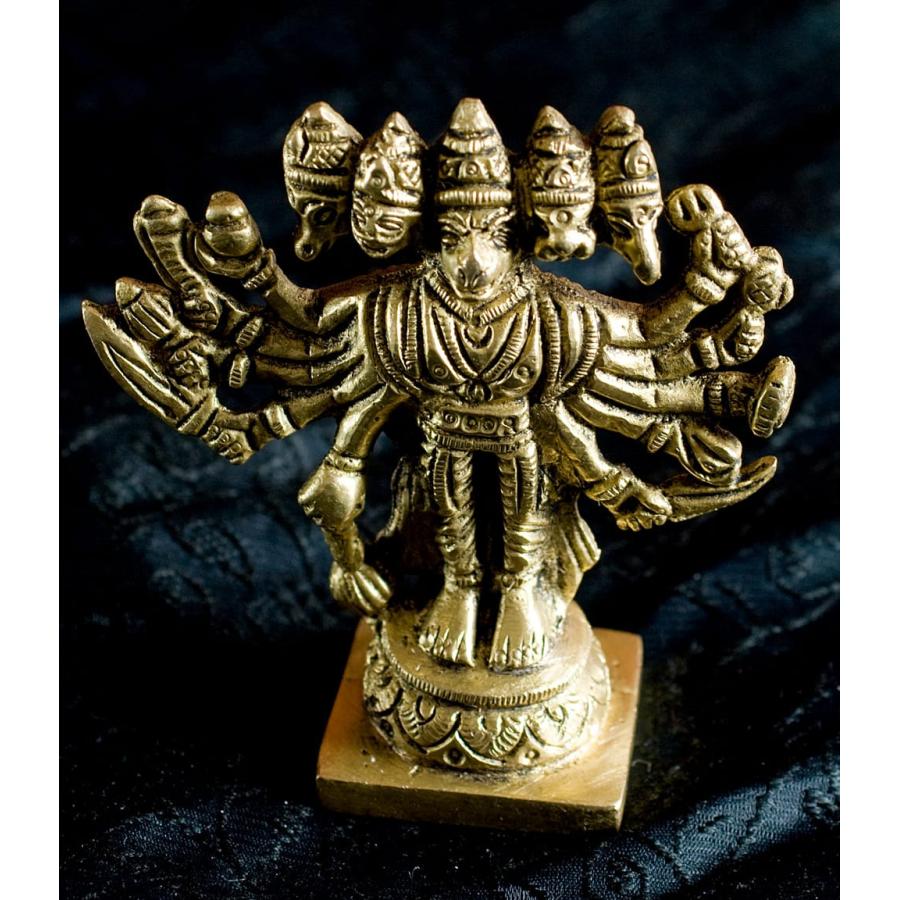 ハヌマーン 神様像 ファイブフェイスハヌマーン(高さ 8.6cm) インド