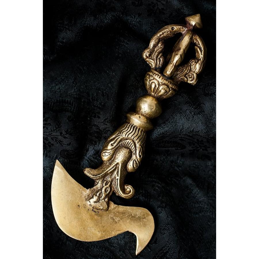 仏具 ドルジェ ヴァジュラ 金剛杵 密教法具 チベット密教法具 カルタリ