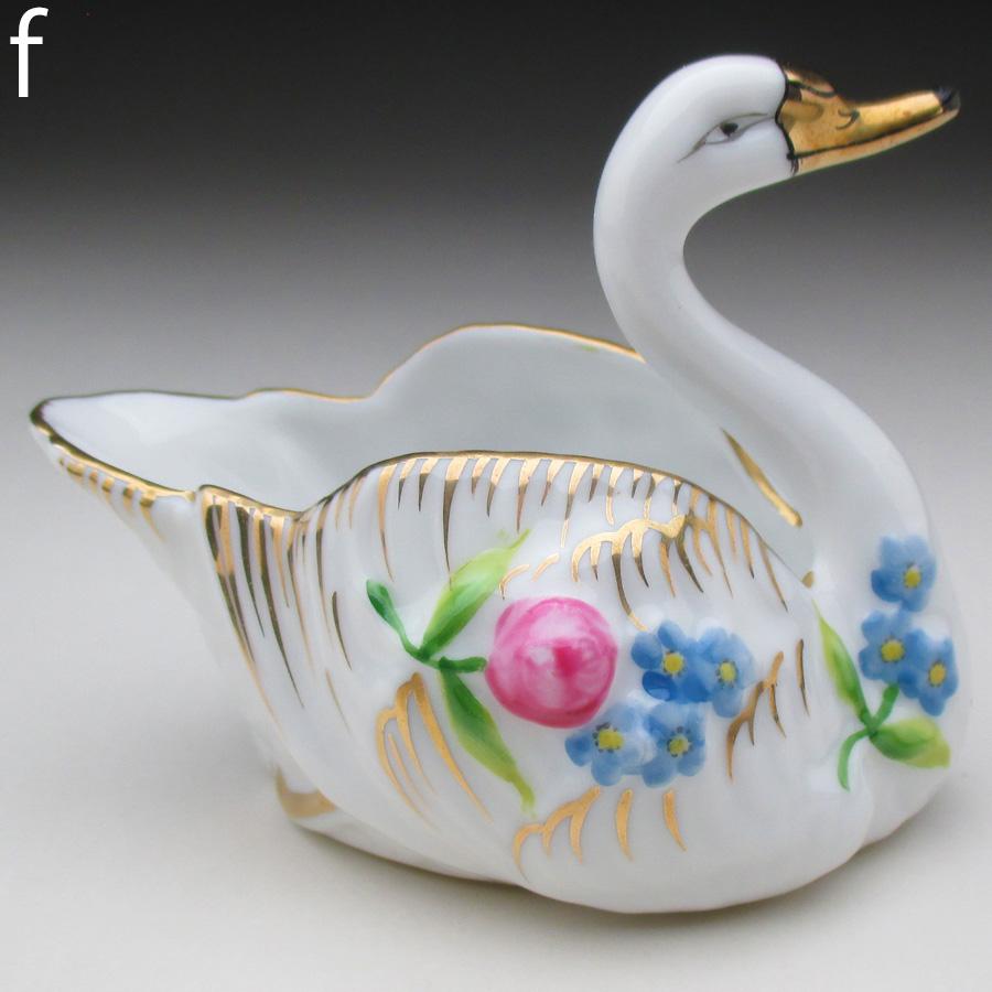 ノリタケ オールドノリタケ 金彩花絵白鳥型 ソルトボウル 6枚セット