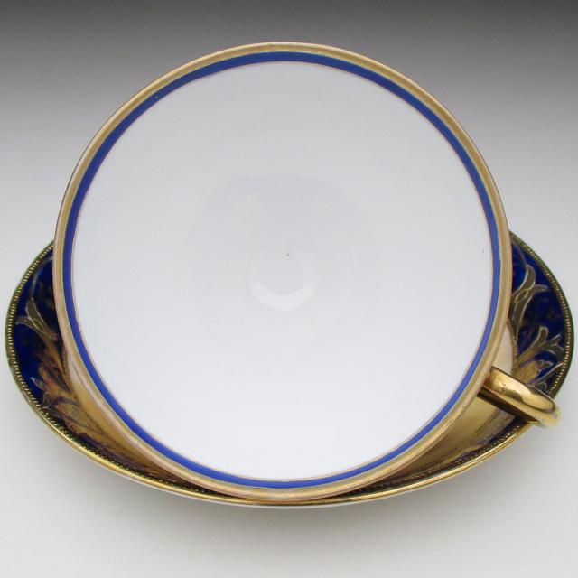 ノリタケ オールドノリタケ コバルト金盛り砂漠風景絵 カップ