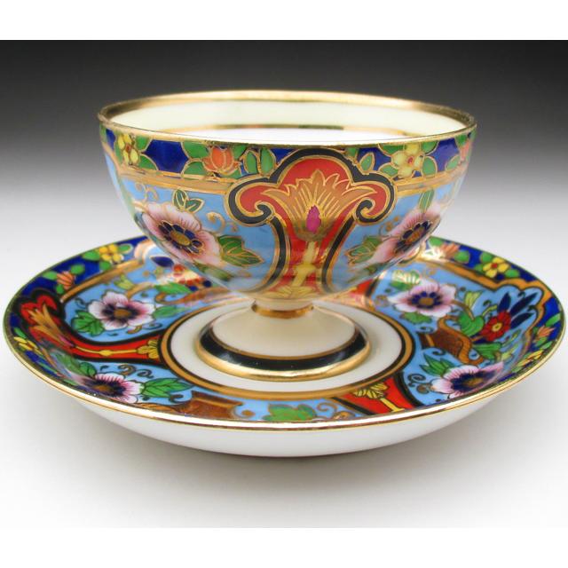 ノリタケ オールドノリタケ 金彩花籠絵 カップ＆ソーサー