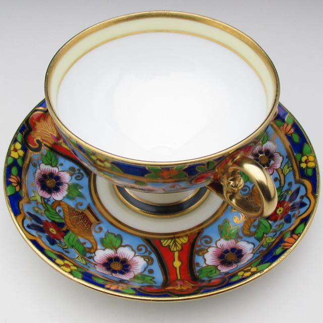 ノリタケ オールドノリタケ 金彩花籠絵 カップ＆ソーサー