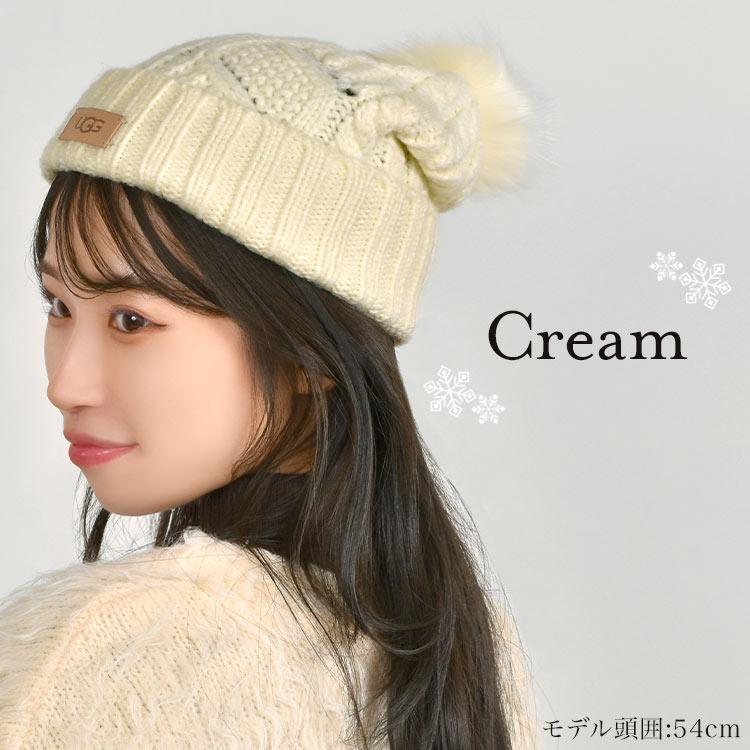 UGG（アグ） ニット帽 ビーニー レディース ブランド ボンボン 100819