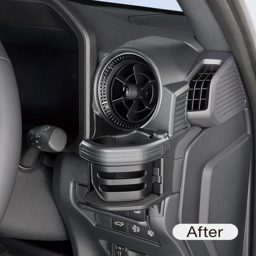 槌屋ヤック ランドクルーザー 250 専用 エアコン ドリンクホルダー