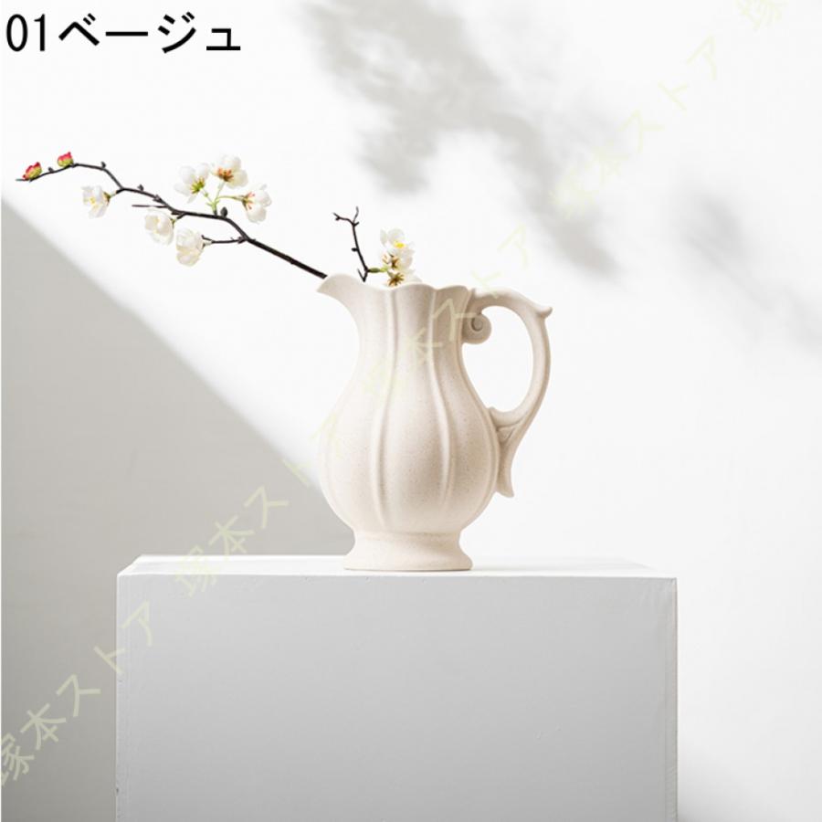 引き取り限定！ 陶器の花瓶 ベージュ・ブラウン・黒 引き取り限定