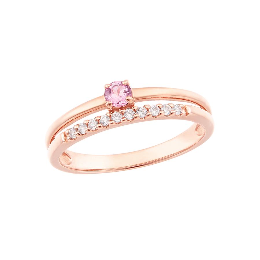 ジュエリーツツミ K10ピンクゴールドピンクトルマリンリング