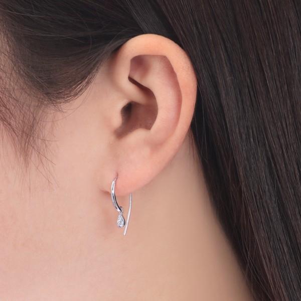 ジュエリーツツミ プラチナダイヤモンドピアス : ジュエリーツツミ