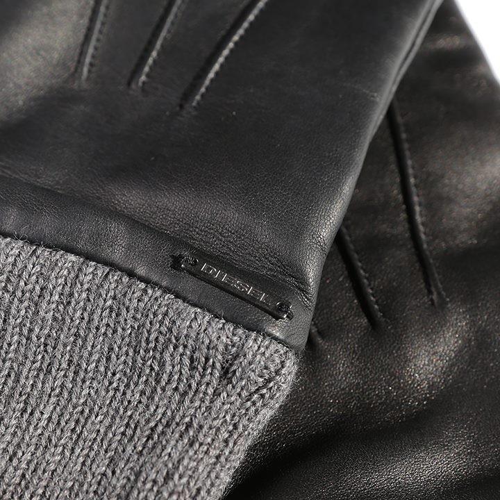 DIESEL（ディーゼル） 革手袋 レザーグローブ メンズ 羊革 本革