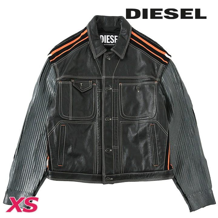 DIESEL（ディーゼル） レザージャケット メンズ 牛革 本革
