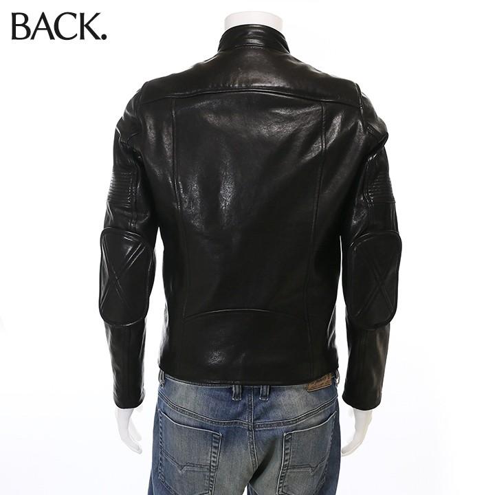 グ*ー様 DIESEL BLACK GOLD フード付シングルライダースジャケッ 中古