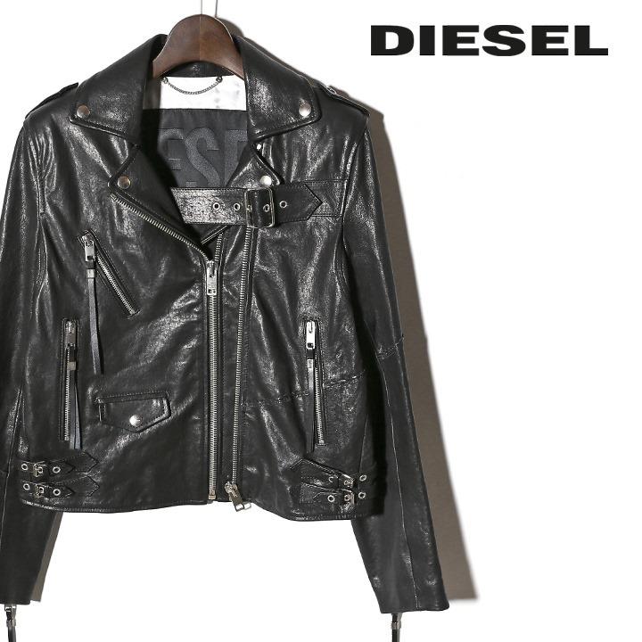 DIESEL（ディーゼル） レザーライダースジャケット レディース 羊革