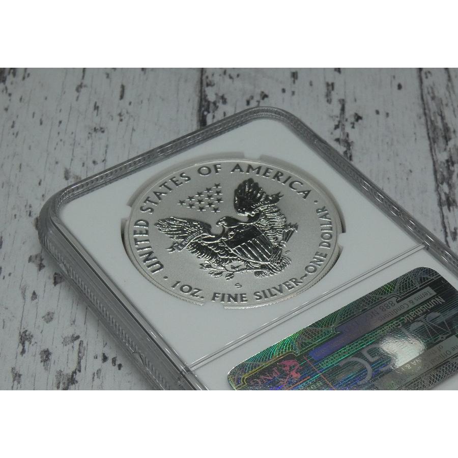 銀貨 99.9% 純銀 シルバー イーグル 銀貨PCGS最高鑑定 初回版 銀貨