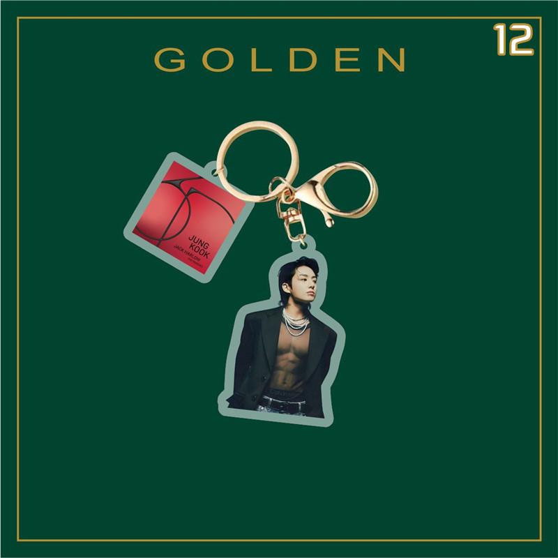 韓国購入品】BTS ジョングク GOLDENキーホルダー カード BTS