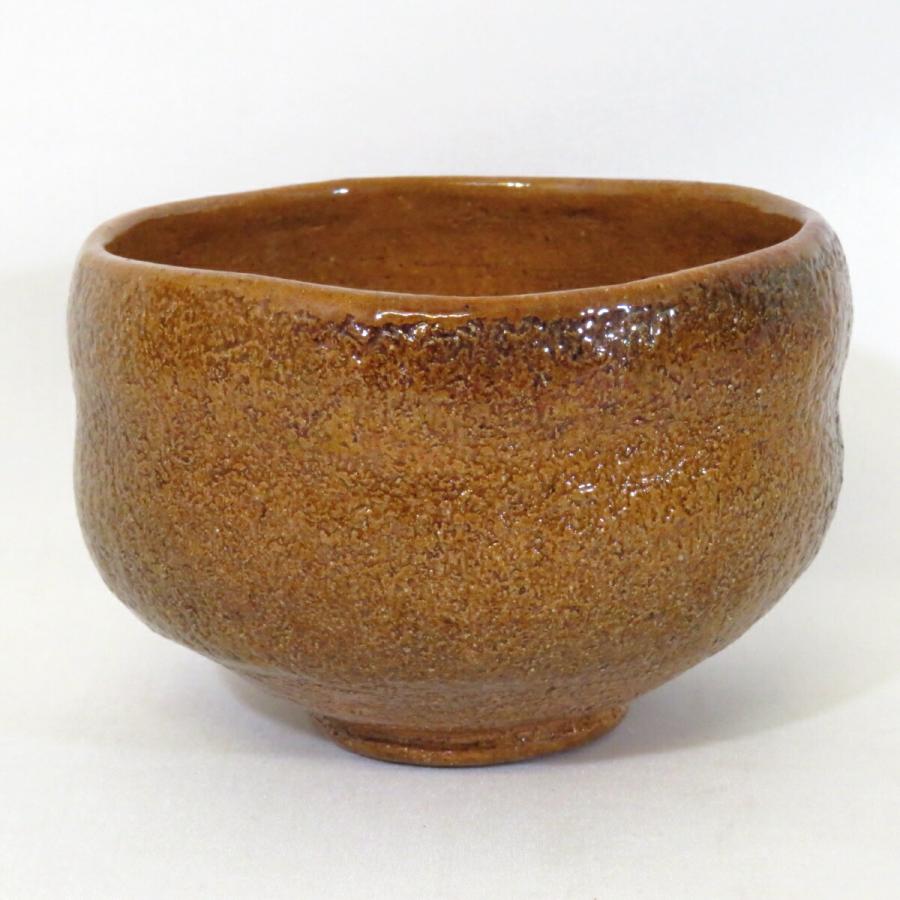 高級茶道具】石川県 九代 大樋長左衛門作 飴釉 茶碗 大樋焼 飴楽