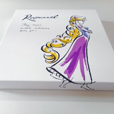 アートパネル ラプンツェル 50角 ディズニー キャンバスアート