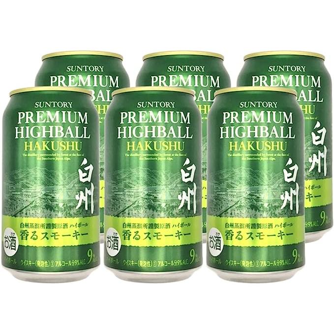 サントリー 白州 プレミアムハイボール 350ml 缶 6缶セット