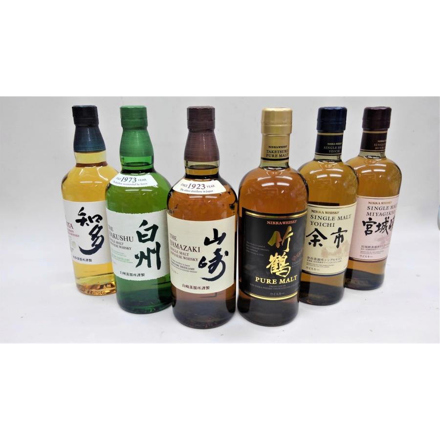 サントリー・ニッカ ノンビンテージ（山崎・白州・知多・竹鶴・余市
